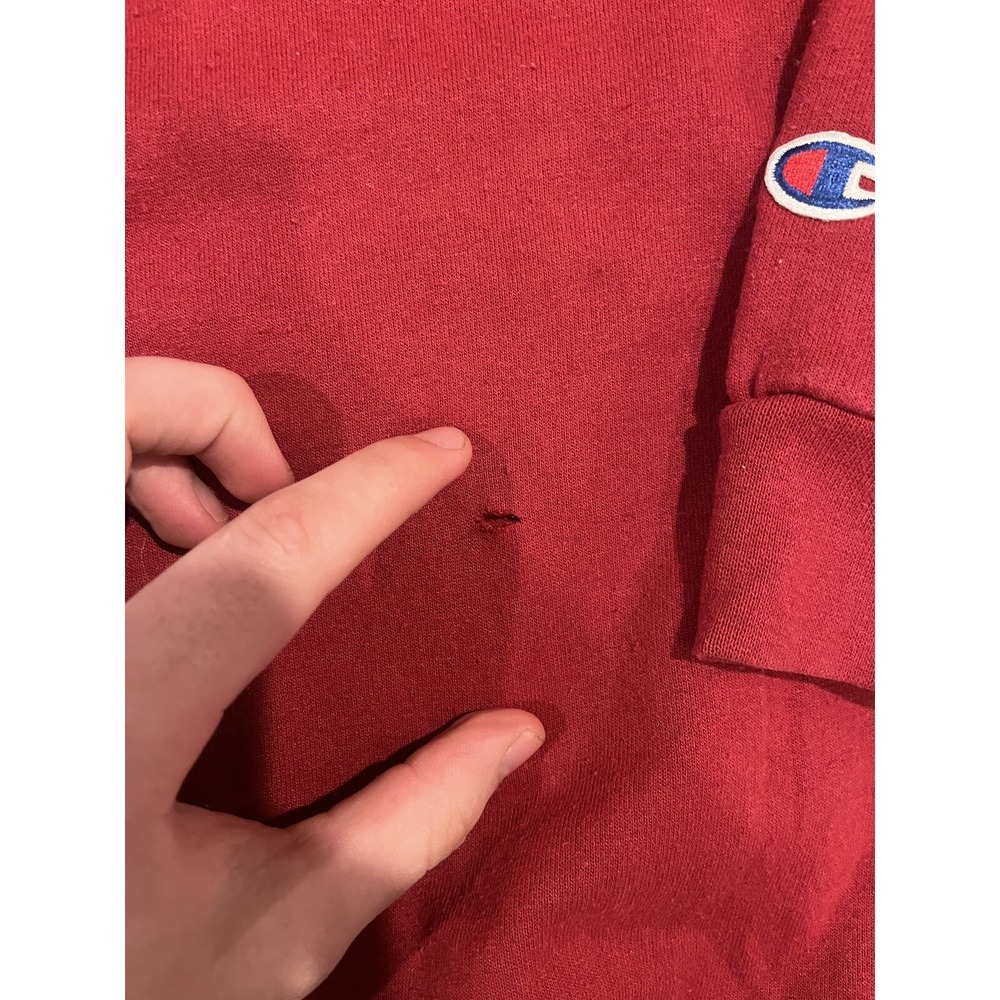 Vintage Champion‎ Arkansas Razorbacks Embroidered Crewneck Sweatshirt Youth XL - Picture 6 of 11